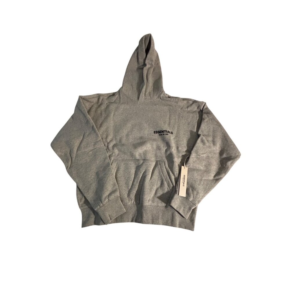 Fear Of God Essentials Mens Grey Hoodie Size M